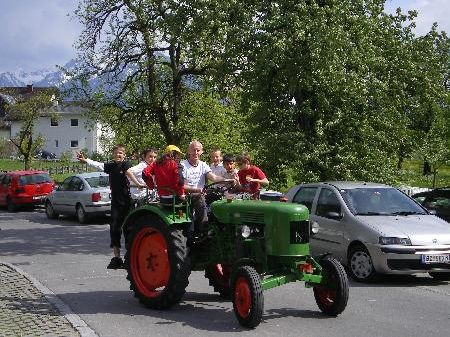 Traktoren-Oldtimerclub Nüziders lädt ein zum Frühschoppen