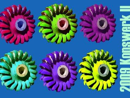 Turbinen in bunter Blumenpracht sollen den Illwerke zu einer eigenen Briefmarke verhelfen. Turbinen in bunter Blumenpracht sollen den Illwerke zu einer eigenen Briefmarke verhelfen.