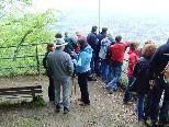 Vom "Gsätzle" bietet sich ein schöner Ausblick übers Rheintal.