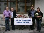 v.l.n.r. Reinahrd Burtscher, LAbg. Pepi Brunner, Postmeisterin Angelika Müller, GR Michael Koschat v.l.n.r. Reinahrd Burtscher, LAbg. Pepi Brunner, Postmeisterin Angelika Müller, GR Michael Koschat