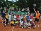 25 Kinder besuchten den ersten Teil der Tennis-Ferien-Woche des TC Hörbranz.
