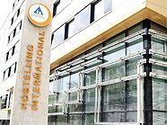 Der Eingangsbereich des "Youth Palace Brigittenau". Der Eingangsbereich des "Youth Palace Brigittenau".