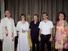 Pfarrer Gerhard Mähr, Christine Schneider, Adelheid Felder, Zafer Dayakli und Gertraud Lässer. Pfarrer Gerhard Mähr, Christine Schneider, Adelheid Felder, Zafer Dayakli und Gertraud Lässer.
