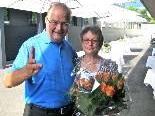 Roland Hilbrand mit Gattin Anita, die 42 Jahre eine große Stütze an seiner Seite war