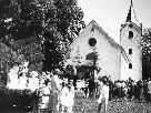 1950 gab es in Fellengatter ein Volksfest, als drei neuen Glocken eingeweiht werden konnten 1950 gab es in Fellengatter ein Volksfest, als drei neuen Glocken eingeweiht werden konnten