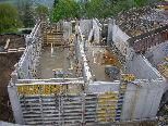 Das neue Wasserreservat in der derzeitigen Bauphase. Das neue Wasserreservat in der derzeitigen Bauphase.
