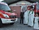 Fahrzeugsegnung bei der Gurtiser Wehr. Fahrzeugsegnung bei der Gurtiser Wehr.