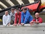 Daniel Tomaselli, Stefan Ströhle, Martin Schmid, Kevin Hofer und Alexander Seeberger Daniel Tomaselli, Stefan Ströhle, Martin Schmid, Kevin Hofer und Alexander Seeberger