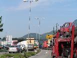 Der Verkehrsstau zwischen "Engel-Kreisverkehr" und Rheinbrücke nach Au (St. Gallen) ist für die Bevölkerung unerträglich.
