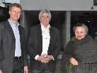 Künstler Thomas Diermann, Werner Kopf und Kunsthistorikerin Dorothee L. Schaefer. Künstler Thomas Diermann, Werner Kopf und Kunsthistorikerin Dorothee L. Schaefer.