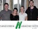 Utz, Monika, Christina & Martin des GV Harmonie Götzis