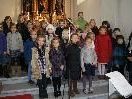 Der Schulchor Unterfeld sang beim Familiengottesdienst in der Pfarrkirche Der Schulchor Unterfeld sang beim Familiengottesdienst in der Pfarrkirche