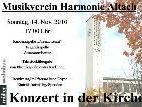 Konzert in der Kirche des MVH Altach am 14.11.2010, 17.00 Uhr Konzert in der Kirche des MVH Altach am 14.11.2010, 17.00 Uhr