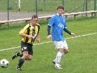 Niki Genuin (li.) erzielte des 2:0 für den FC Krumbach. Niki Genuin (li.) erzielte des 2:0 für den FC Krumbach.