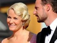 Norwegens Kronprinz Haakon mit seiner Frau Prinzessin Mette-Marit Norwegens Kronprinz Haakon mit seiner Frau Prinzessin Mette-Marit