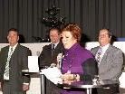 Bürgermeister Werner Schneider , Obmann Andereas Thurm , Landesobmann Josef Hagen und Bettina Bürgermeister Werner Schneider , Obmann Andereas Thurm , Landesobmann Josef Hagen und Bettina