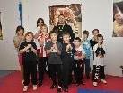 Die junge Truppe der Kampfkunstschule Lochau.