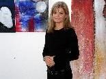 Caroline Rusch in ihrem Atelier am Pfänderhang.