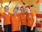 Ingrid Spalt, Anni Koch, Susi Übelher und Sabine Berchtel verwöhnten die Büchereibesucher mit Kuchen und Kaffee. Ingrid Spalt, Anni Koch, Susi Übelher und Sabine Berchtel verwöhnten die Büchereibesucher mit Kuchen und Kaffee.