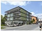 Modell der Wohnanlage "Götzis Mitte" der Vorarlberger Architekten "Marte.Marte". Modell der Wohnanlage "Götzis Mitte" der Vorarlberger Architekten "Marte.Marte".