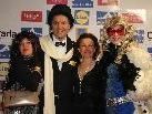 Richard Lugner mit Fiona, Ruby und Paris. Richard Lugner mit Fiona, Ruby und Paris.