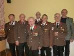 Ehrung langjähriger Mitglieder: AFK Josef Degasper, Georg Faisst, Kommandant Guntram Matt, Paul Sohm, Hubert Sohm sen., Bürgermeister Xaver Sinz (von links). Ehrung langjähriger Mitglieder: AFK Josef Degasper, Georg Faisst, Kommandant Guntram Matt, Paul Sohm, Hubert Sohm sen., Bürgermeister Xaver Sinz (von links).