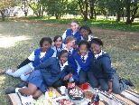Mitte: Cadine Luger verbrachte ein Jahr in Pretoria (Südafrika) bei einer YFU Gastfamilie