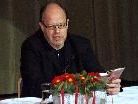 Peter Natter stellte im Krone-Saal seine neues Buch "Ibeles Feuer" vor. Peter Natter stellte im Krone-Saal seine neues Buch "Ibeles Feuer" vor.