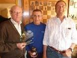 Bestes Schach-Seniorenteam: Mischa Ignjatovic,  Manfred Riedmann und Erich Peterlunger.