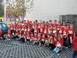 Das intensive Training für den kids run in Bludenz hat sich für die Schüler/innen der VS - Nüziders ausgezahlt