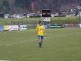 Die defekte Anzeigetafel im Stadion wurde repariert Die defekte Anzeigetafel im Stadion wurde repariert