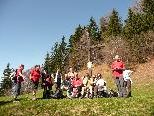 Wandergruppe auf dem Schneiderkopf Wandergruppe auf dem Schneiderkopf