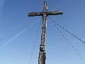 Beliebtes Ziel: Das Gipfelkreuz der Kanisfluh