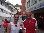 Bruno Franzoi und Hannes Wittwer vor dem Start! Bruno Franzoi und Hannes Wittwer vor dem Start!