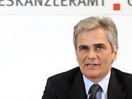 Bundeskanzler Faymann sieht heuer keinen Budgetspielraum für das "Haus der Geschichte". Bundeskanzler Faymann sieht heuer keinen Budgetspielraum für das "Haus der Geschichte".