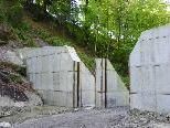 Massive Geschiebesperre Massive Geschiebesperre
