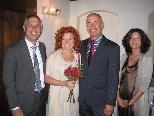 Mila Huber und Werner Plaickner heirateten. Mila Huber und Werner Plaickner heirateten.