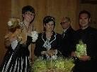 v.l. Margit Hinterholzer (LC Rheintal am Kumma) nimmt gemeinsam mit Präsidentin Maria Ellensohn-Schmid einen Geldlöwen vom Präsidenten des LION Club Feldkirch F. J. Giesinger entgegen v.l. Margit Hinterholzer (LC Rheintal am Kumma) nimmt gemeinsam mit Präsidentin Maria Ellensohn-Schmid einen Geldlöwen vom Präsidenten des LION Club Feldkirch F. J. Giesinger entgegen