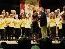 Der jubilierende Männerchor "Frohsinn Koblach" mit dem Schülerchor der MusikMittelschule Götzis. Der jubilierende Männerchor "Frohsinn Koblach" mit dem Schülerchor der MusikMittelschule Götzis.