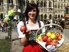 Die steirische Apfelkönigin "Stefanie I" ist ebenfalls zu Gast in Bludenz.