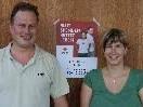 Fit für die Blutspendeaktion: Wernfried und Jeannette vom Bucher Rot Kreuz