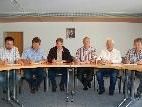Vertragsunterzeichnung: Ernst Wehinger, Fridolin Plaickner, Georg Bucher, Helmut Zimmermann, Erich Schedler und Roland Schallert. Vertragsunterzeichnung: Ernst Wehinger, Fridolin Plaickner, Georg Bucher, Helmut Zimmermann, Erich Schedler und Roland Schallert.