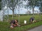 Auch Fachkräfte des gemeindeeigenen Wirtschaftshofes sind hier an der Arbeit. Auch Fachkräfte des gemeindeeigenen Wirtschaftshofes sind hier an der Arbeit.