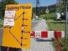 Beachten Sie die Hinweistafeln zur Sperre der Pfänderstraße. Beachten Sie die Hinweistafeln zur Sperre der Pfänderstraße.