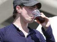 Der Harry Potter-Star hing an der Flasche Der Harry Potter-Star hing an der Flasche