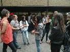 Die Jugendlichen streiften durch die Marktgemeinde und zeigten ihre Lieblingsplätze zum "Abhängen" Die Jugendlichen streiften durch die Marktgemeinde und zeigten ihre Lieblingsplätze zum "Abhängen"