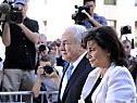 Strauss-Kahn mit seiner Frau Anne Sinclair