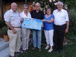 Scheckübergabe an den Verein "Götzner für Götzner" durch die Wanderfreunde Götzis Scheckübergabe an den Verein "Götzner für Götzner" durch die Wanderfreunde Götzis