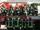 Die Männer der Freiwilligen Feuerwehr Götzis nahmen an der Abschlußübung im Kalkofen teil.