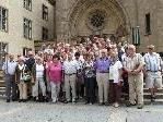 Die Teilnehmer vor der Kathetrale in Luxemburg